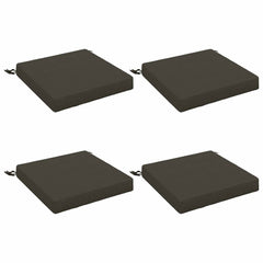 vidaXL Seat Cushions SOEST 4 pcs 100% Polyester Anthracite 2