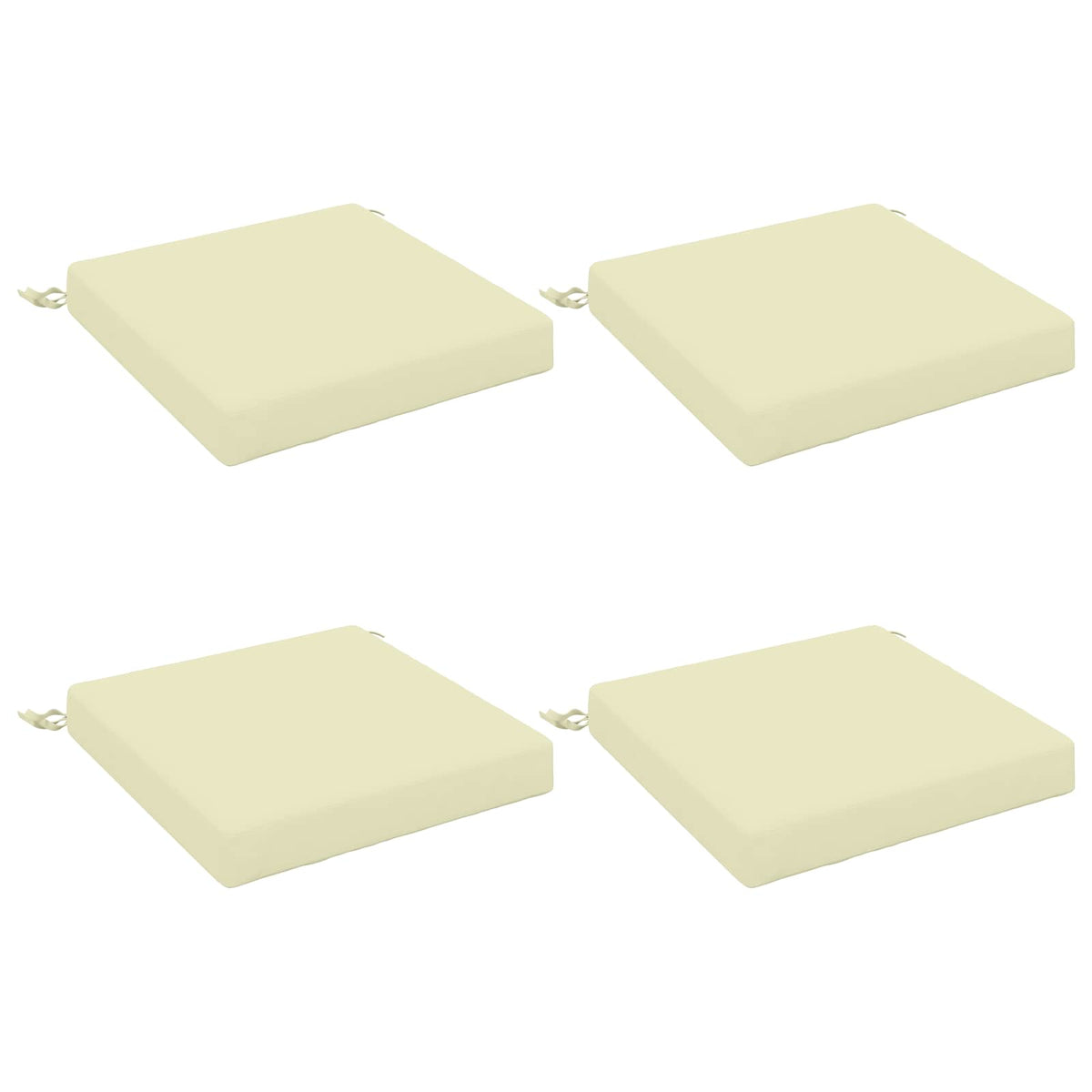 Seat Cushions SOEST 100% Polyester Anthracite 4 pcs