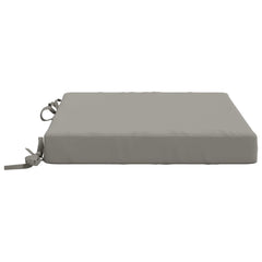 vidaXL Seat Cushions SOEST 4 pcs 100% Polyester Grey 45 x 45 x 7 cm 4