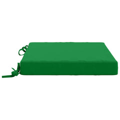 vidaXL Seat Cushions SOEST 4 pcs 100% Polyester Green 45 x 45 x 7 cm 4