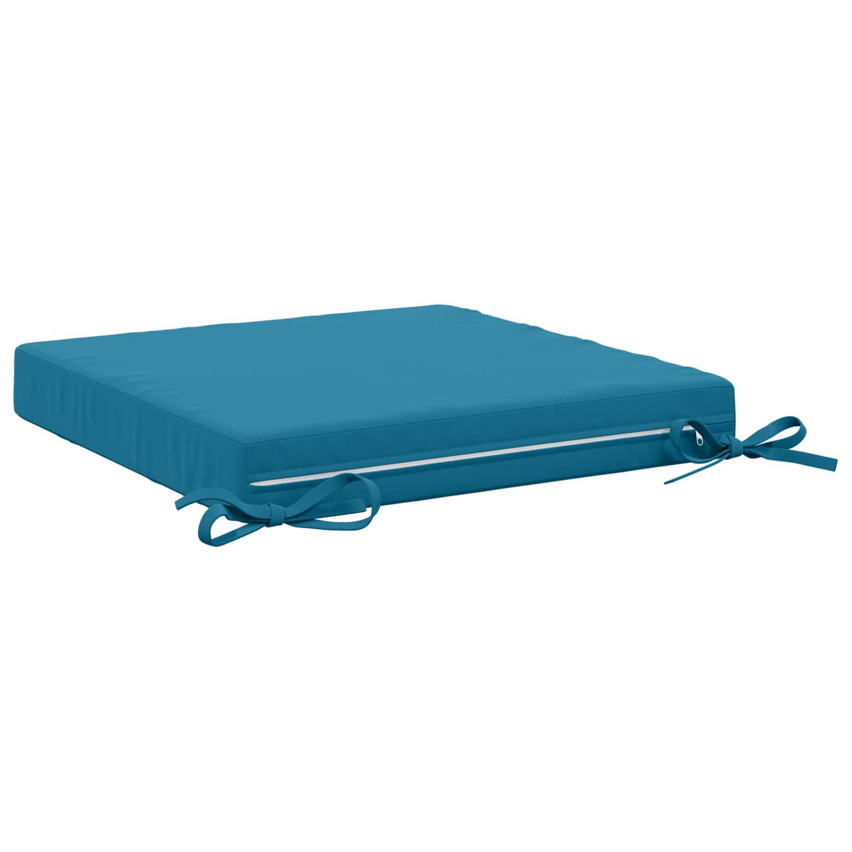 vidaXL Seat Cushions SOEST 4 pcs 100% Polyester Light Blue 5