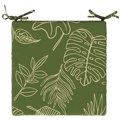 vidaXL Seat Cushions SOEST 4 pcs 100% Polyester Leaf Design 6