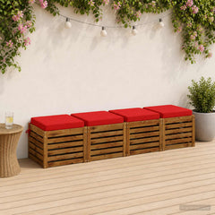 Seat Cushions SOEST Polyester Height Width Red