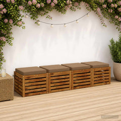 Seat Cushions SOEST Polyester Height Width Taupe