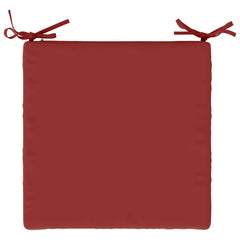 vidaXL Seat Cushions SOEST 4 pcs 100% Polyester Wine Red 6