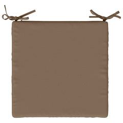 vidaXL Seat Cushions SOEST 4 pcs 100% Polyester Taupe 50 x 50 x 5 cm 6