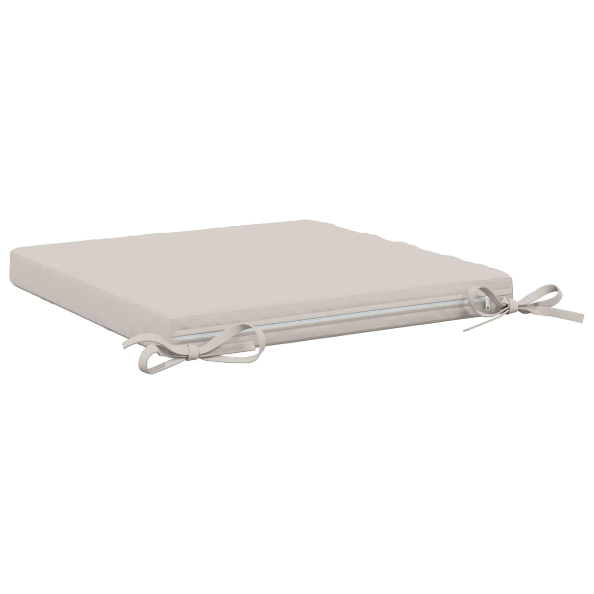 vidaXL Seat Cushions SOEST 4 pcs 100% Polyester White 50 x 50 x 5 cm 5