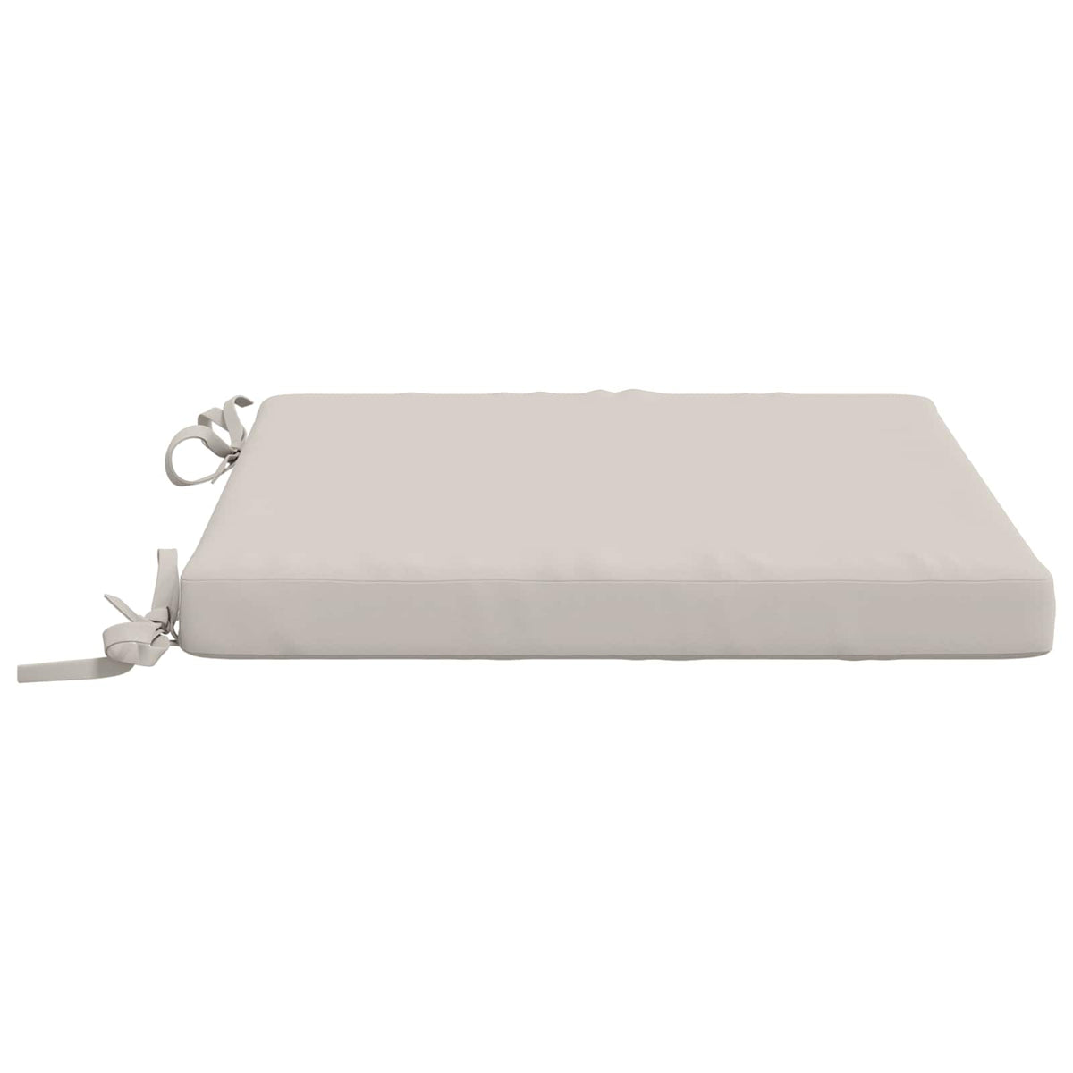 vidaXL Seat Cushions SOEST 4 pcs 100% Polyester White 50 x 50 x 5 cm 4