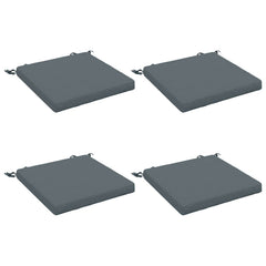 vidaXL Seat Cushions SOEST 4 pcs 100% Polyester Blue 50 x 50 x 5 cm 2