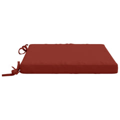 vidaXL Seat Cushions SOEST 4 pcs 100% Polyester Red 50 x 50 x 5 cm 4