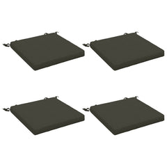 vidaXL Seat Cushions SOEST 4 pcs 100% Polyester Anthracite 2
