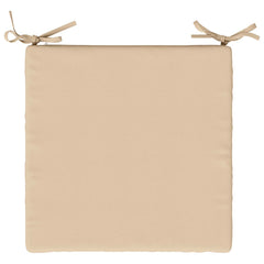 vidaXL Seat Cushions SOEST 4 pcs 100% Polyester Cream 50 x 50 x 5 cm 6