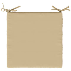 vidaXL Seat Cushions SOEST 4 pcs 100% Polyester Beige 50 x 50 x 5 cm 6