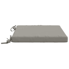 vidaXL Seat Cushions SOEST 4 pcs 100% Polyester Grey 50 x 50 x 5 cm 4