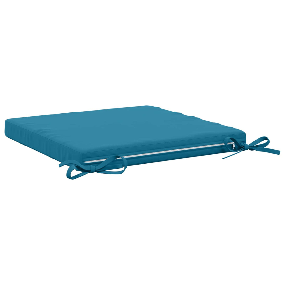 vidaXL Seat Cushions SOEST 4 pcs 100% Polyester Light Blue 5