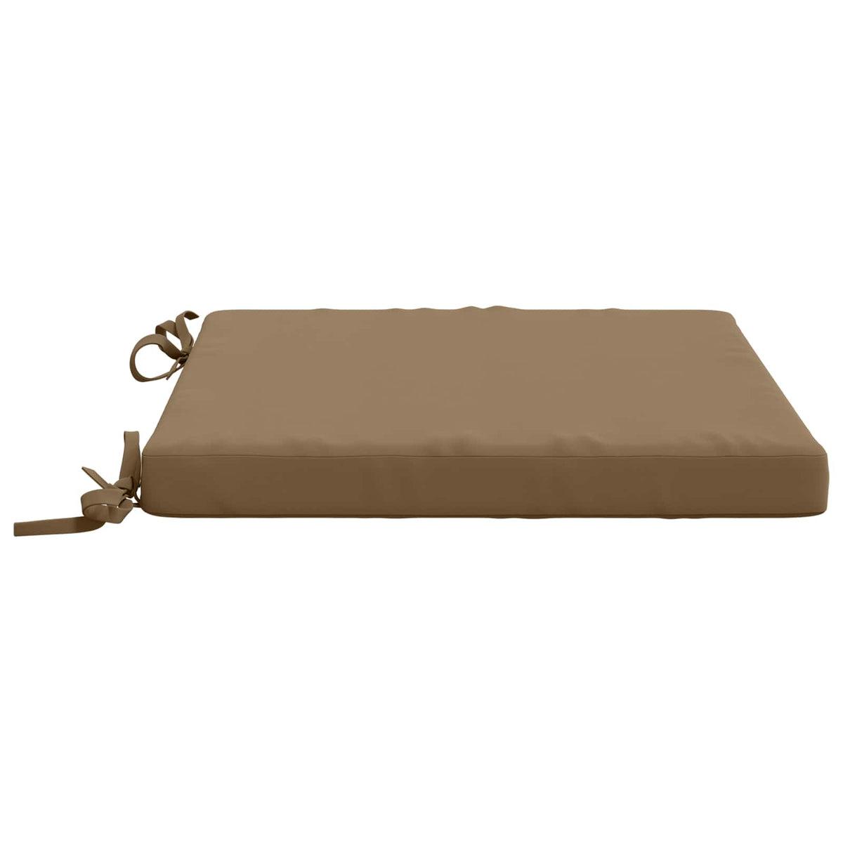 vidaXL Seat Cushions SOEST 4 pcs 100% Polyester Taupe 50 x 50 x 5 cm 4
