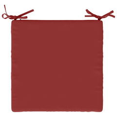 vidaXL Seat Cushions SOEST 4 pcs 100% Polyester Wine Red 6