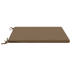 vidaXL Seat Cushions SOEST 4 pcs 100% Polyester Taupe 60 x 60 x 3 cm 4