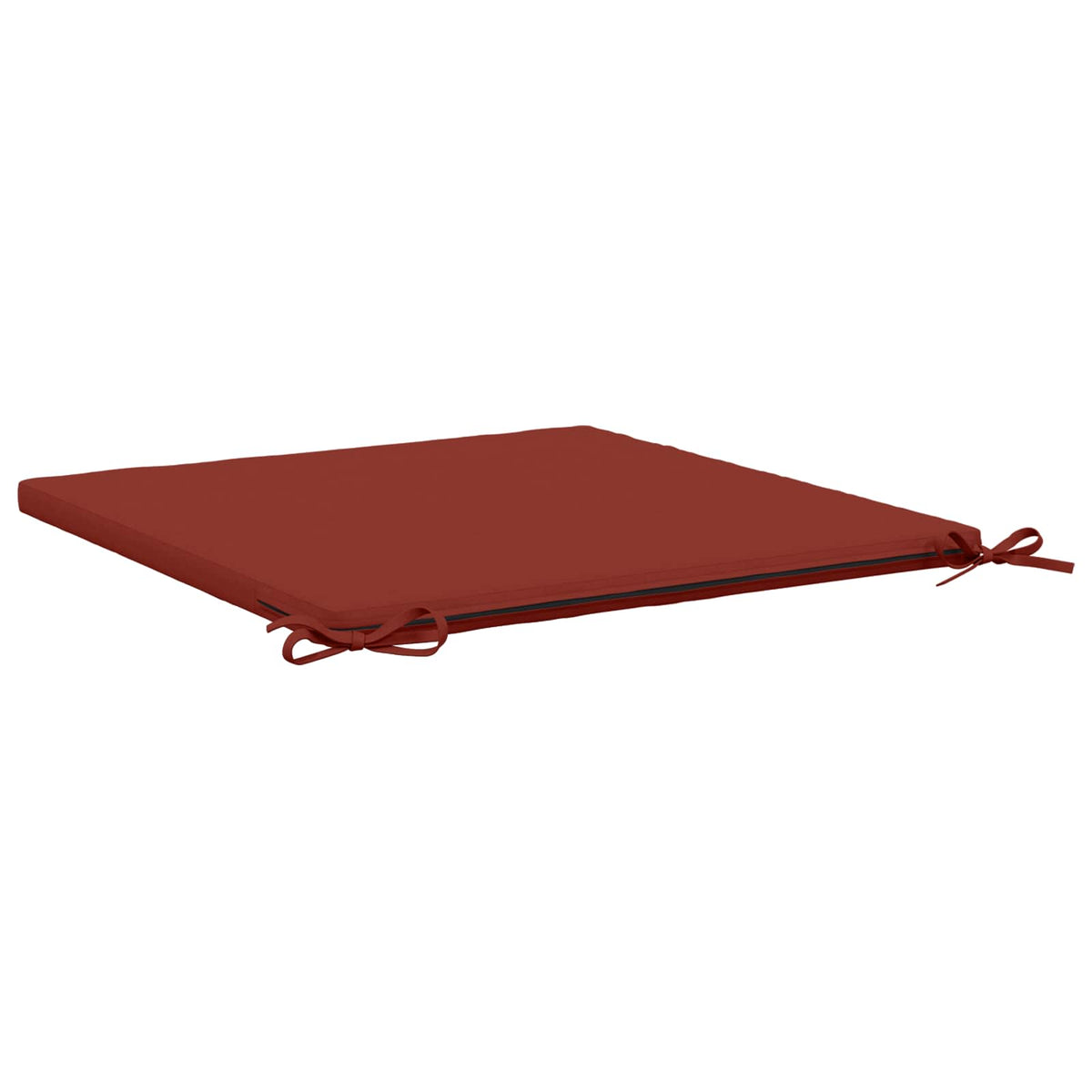 vidaXL Seat Cushions SOEST 4 pcs 100% Polyester Red 60 x 60 x 3 cm 5