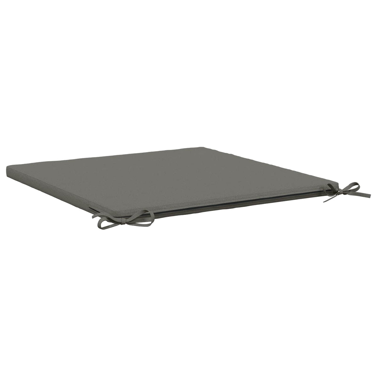 vidaXL Seat Cushions SOEST 4 pcs 100% Polyester Grey 60 x 60 x 3 cm 5