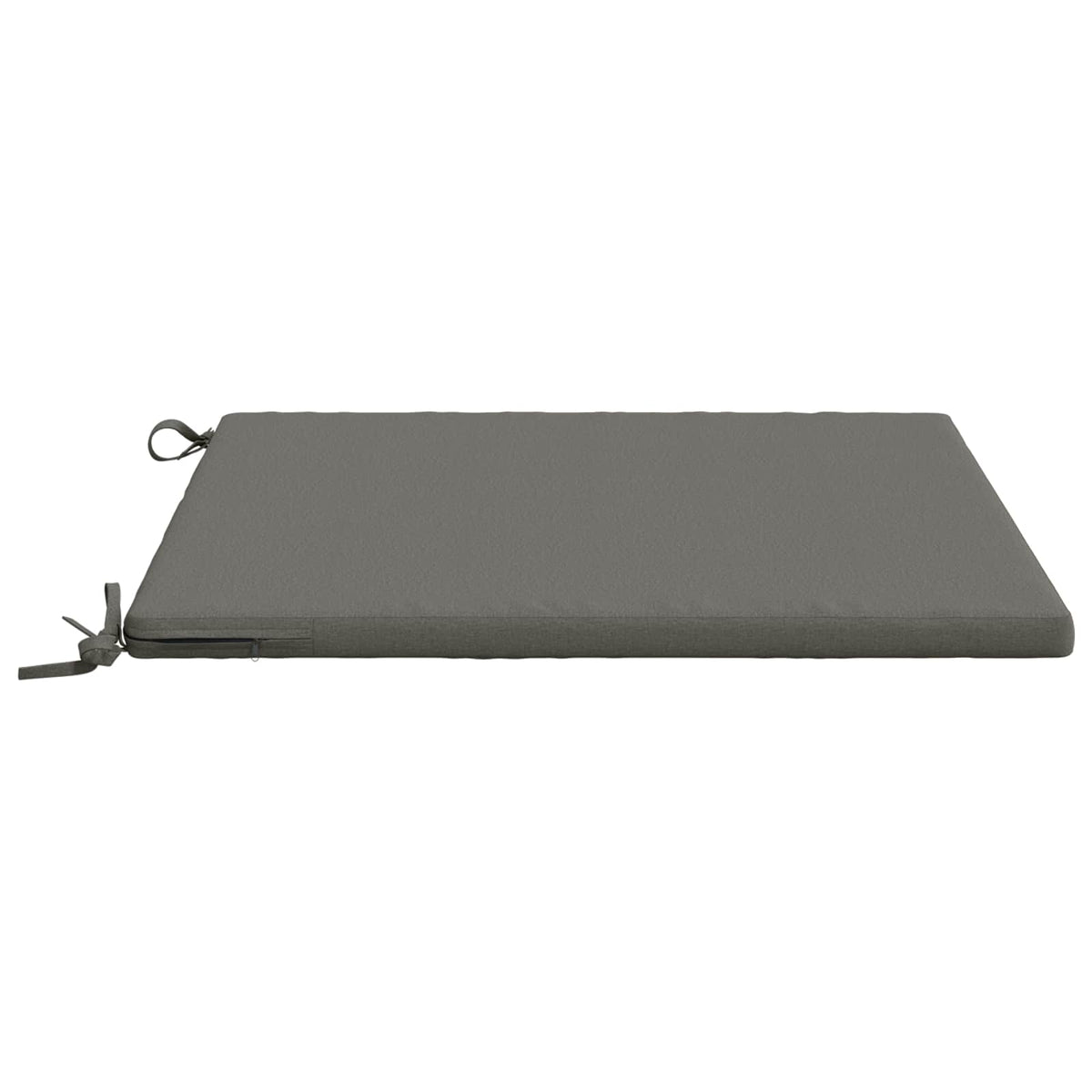 vidaXL Seat Cushions SOEST 4 pcs 100% Polyester Grey 60 x 60 x 3 cm 4