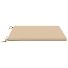 vidaXL Seat Cushions SOEST 4 pcs 100% Polyester Cream 60 x 60 x 3 cm 4