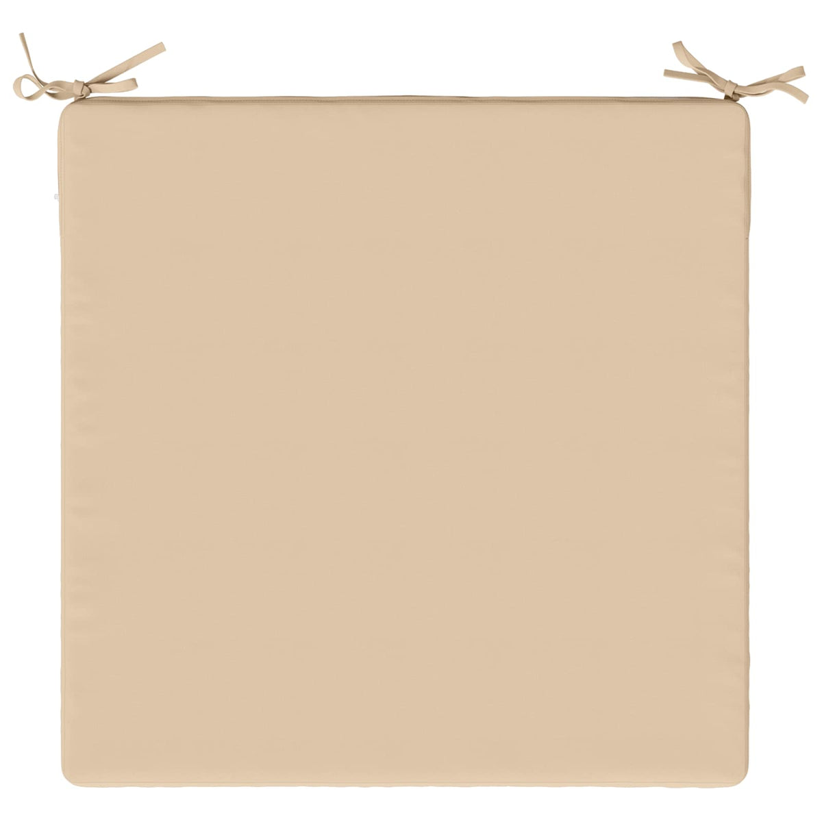 vidaXL Seat Cushions SOEST 4 pcs 100% Polyester Cream 60 x 60 x 3 cm 6