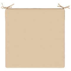 vidaXL Seat Cushions SOEST 4 pcs 100% Polyester Cream 60 x 60 x 3 cm 6