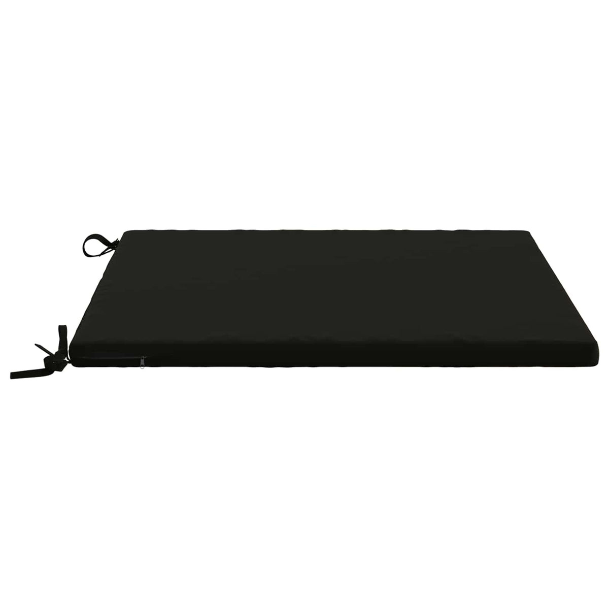vidaXL Seat Cushions SOEST 4 pcs 100% Polyester Black 60 x 60 x 3 cm 4