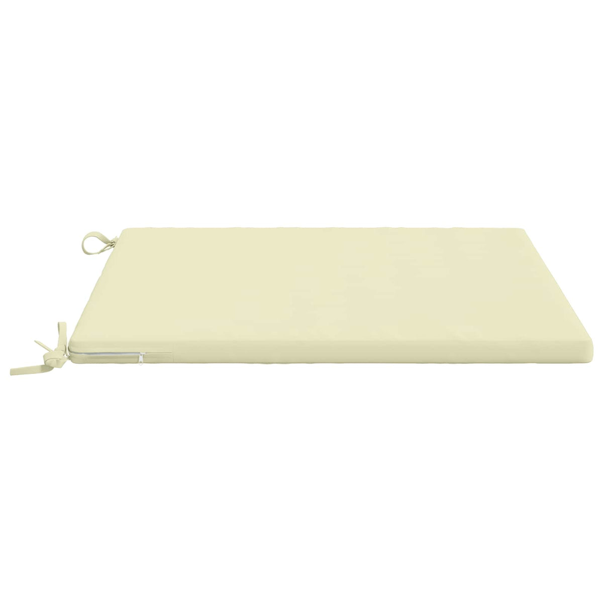 vidaXL Seat Cushions SOEST 4 pcs 100% Polyester Cream 60 x 60 x 3 cm 4