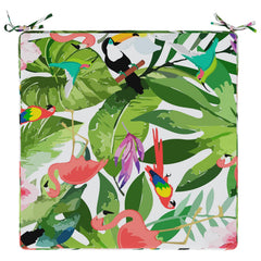 vidaXL Seat Cushions SOEST 4 pcs 100% Polyester Multicolour 6