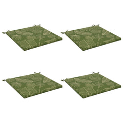 vidaXL Seat Cushions SOEST 4 pcs 100% Polyester Leaf Design 2