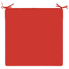 vidaXL Seat Cushions SOEST 4 pcs 100% Polyester Red 60 x 60 x 3 cm 6