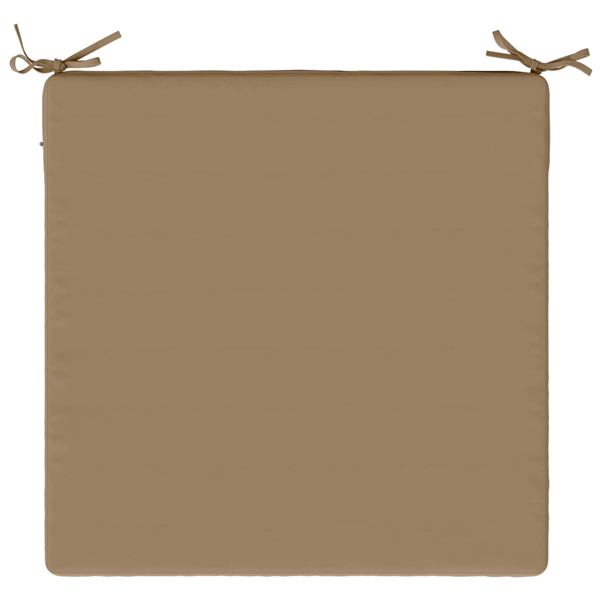 vidaXL Seat Cushions SOEST 4 pcs 100% Polyester Taupe 60 x 60 x 3 cm 6