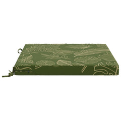 Seat Cushions SOEST 4 pcs 100% Polyester Leaf Design 4