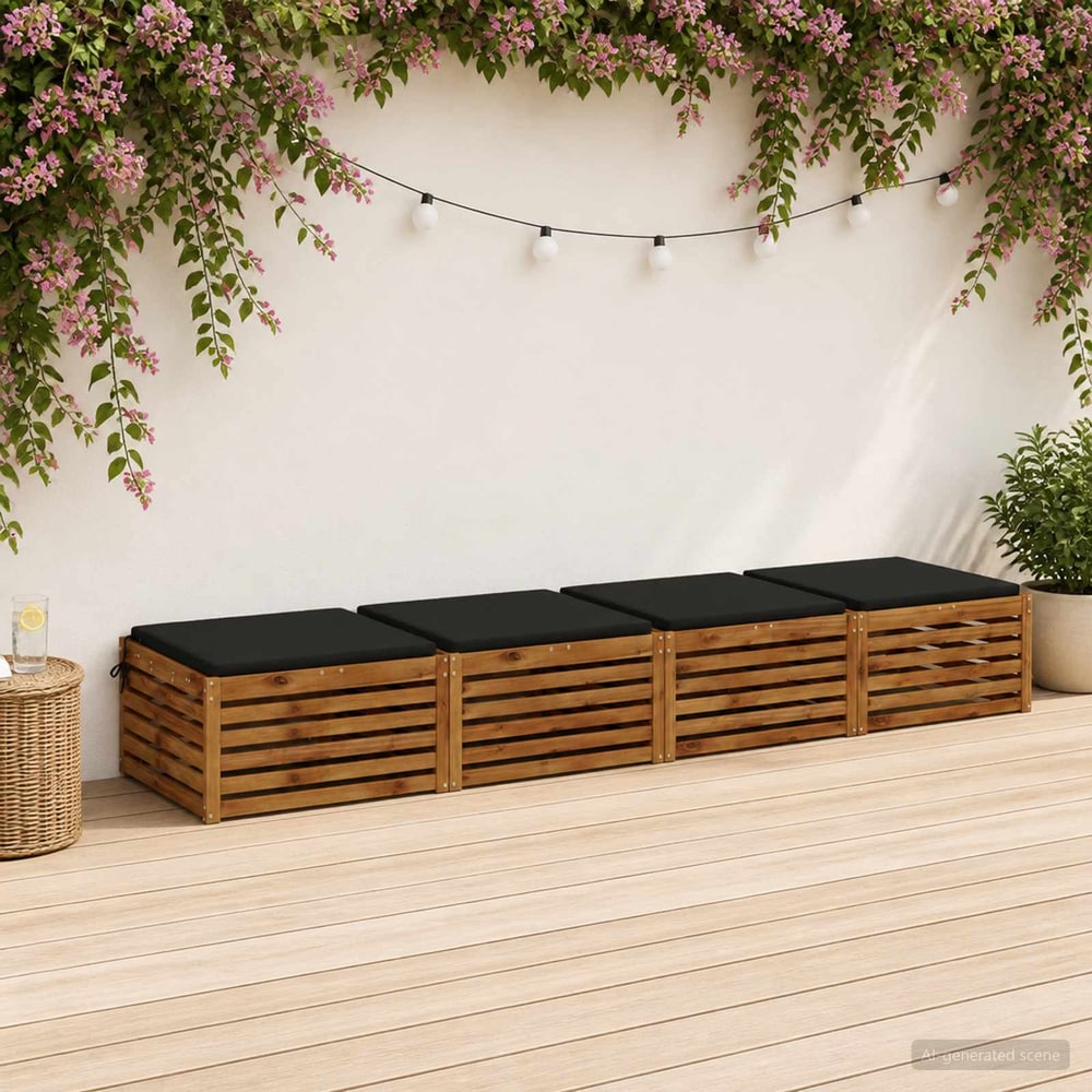 Seat Cushions SOEST Polyester Black