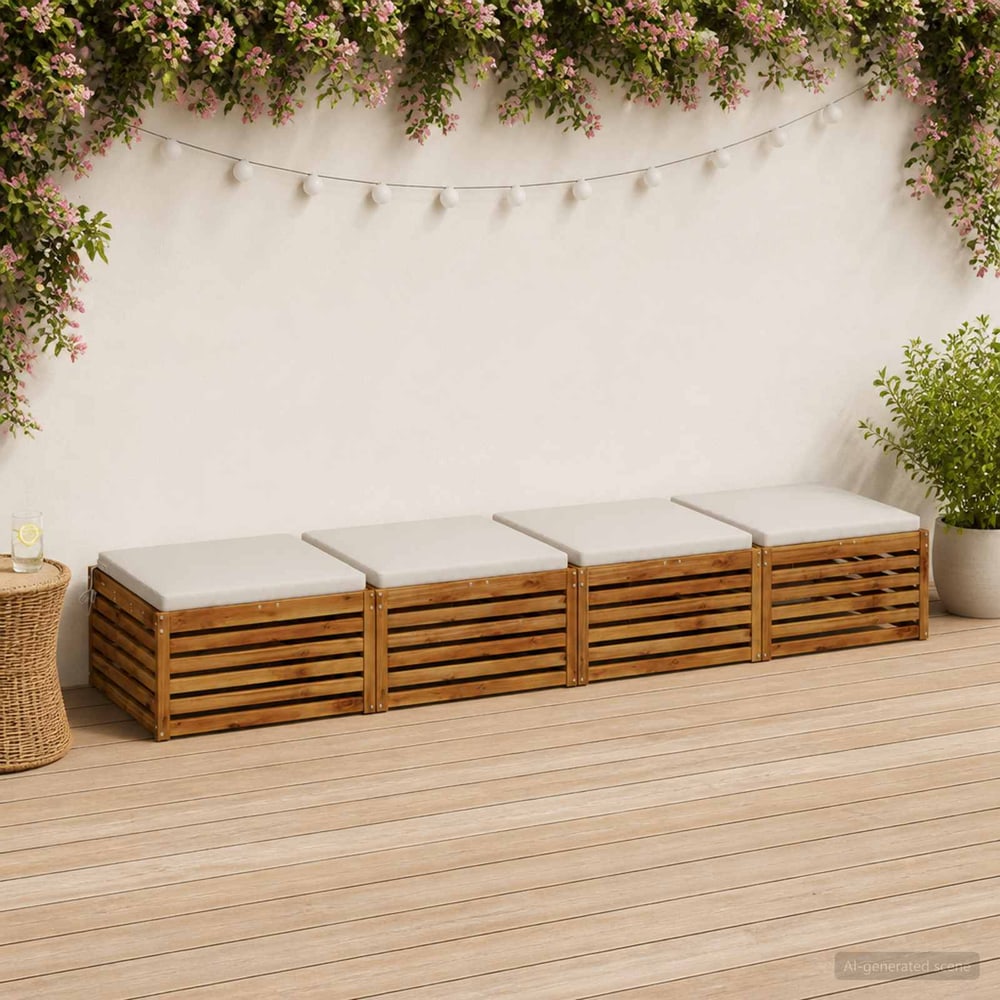 Seat Cushions SOEST Polyester White