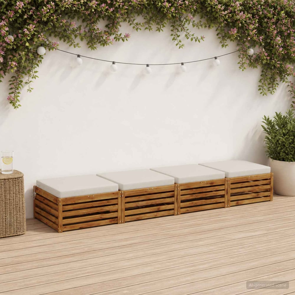 Seat Cushions SOEST Polyester White