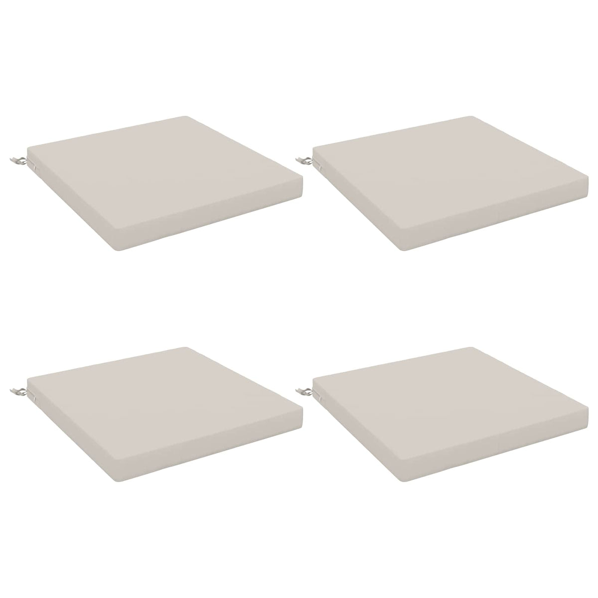 Seat Cushions SOEST Polyester White