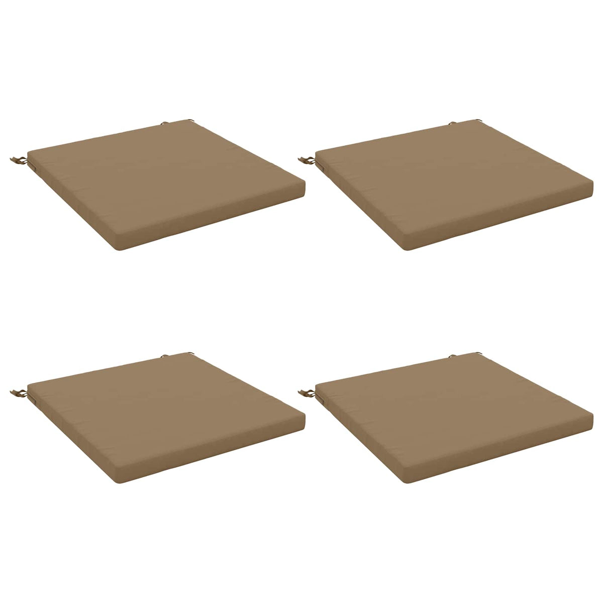 Seat Cushions SOEST Polyester Taupe