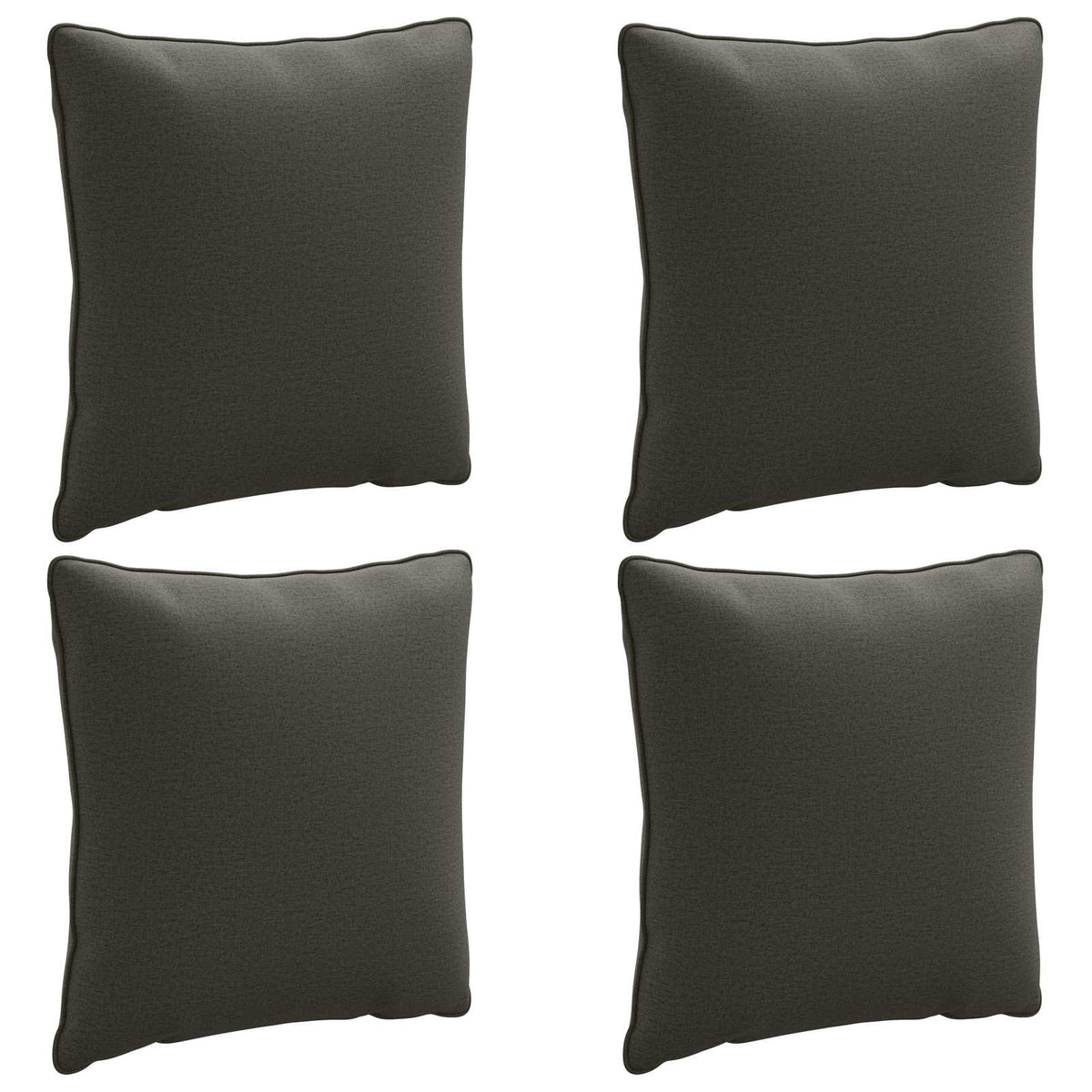 vidaXL Back Cushion PUTTEN 4 pcs 100% Polyester Anthracite 2