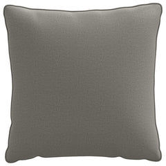 vidaXL Back Cushion PUTTEN 4 pcs 100% Polyester Grey 40 x 40 x 15 cm 4