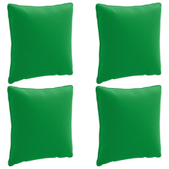 vidaXL Back Cushion PUTTEN 4 pcs 100% Polyester Green 40 x 40 x 15 cm 2