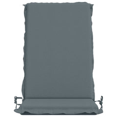 vidaXL High Back Chair Cushion GEMERT 2 pcs 100% Polyester Blue 4