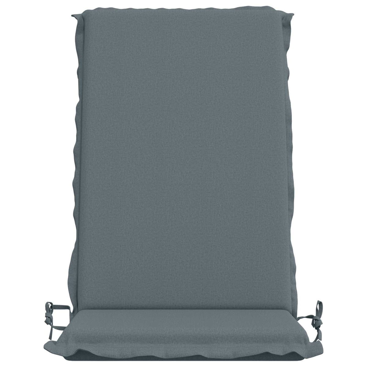 vidaXL High Back Chair Cushion GEMERT 2 pcs 100% Polyester Blue 4