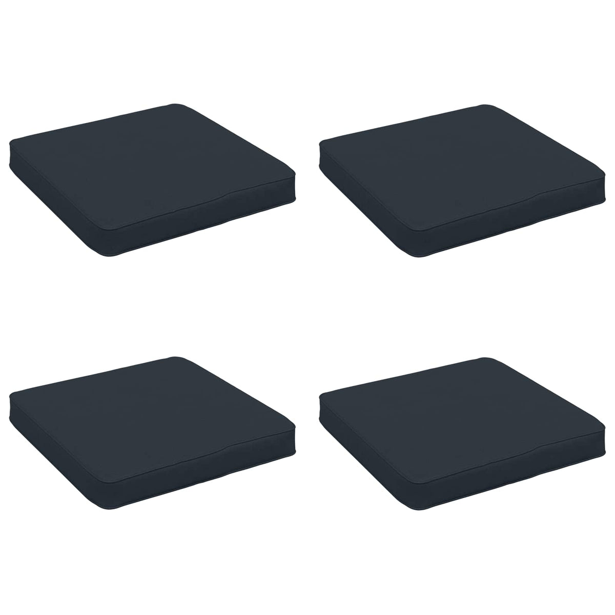 4-Piece Seat Cushions in Dark Blue, image 2