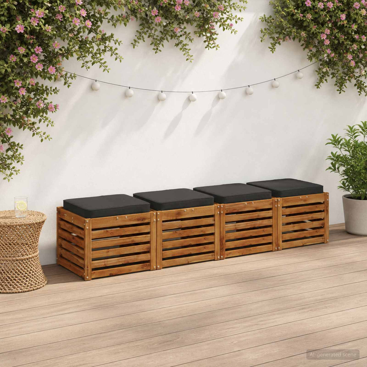 Seat Cushions VUGHT Polyester Depth Anthracite