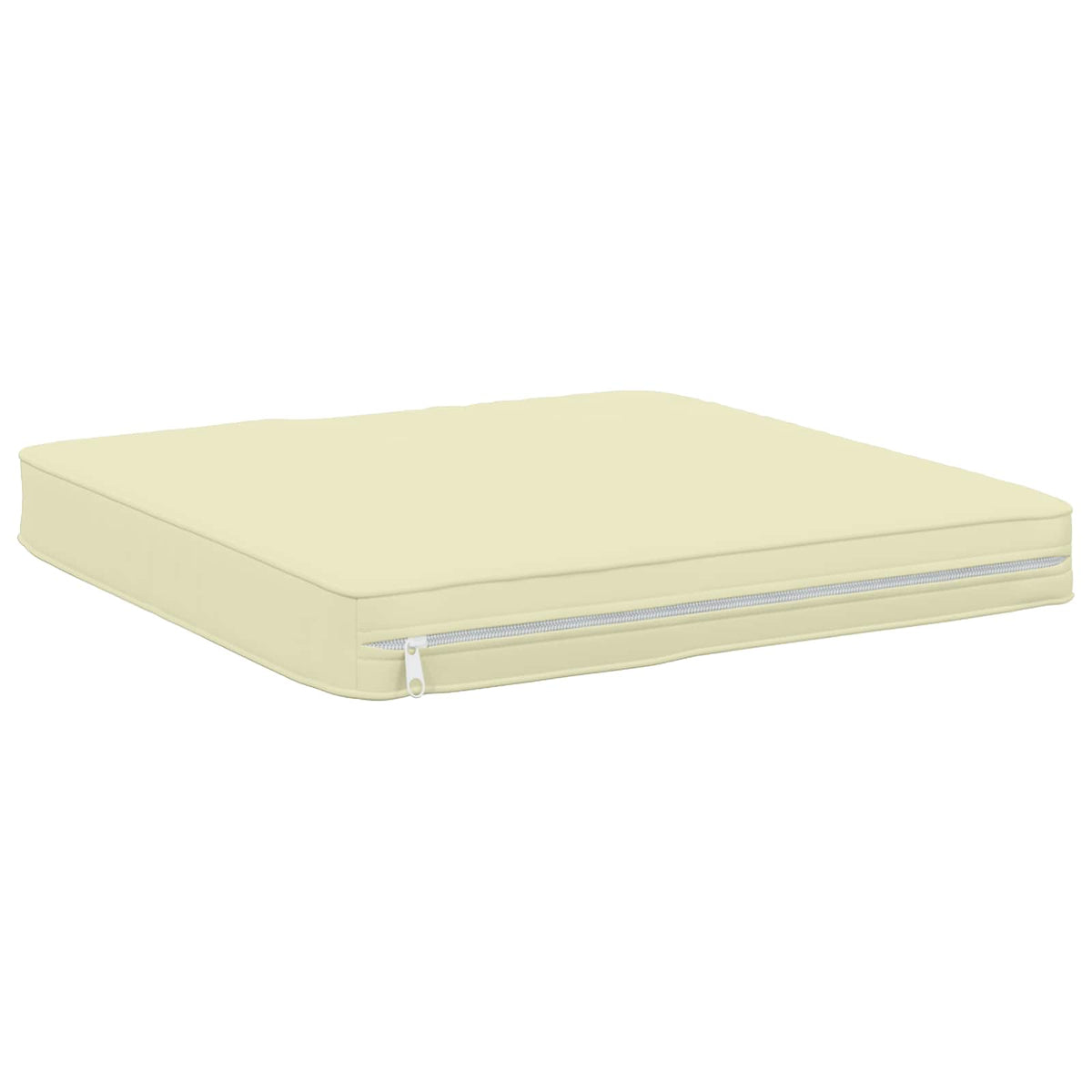 vidaXL 4-Piece Seat Cushions VUGHT 4 pcs 100% Polyester Cream 5