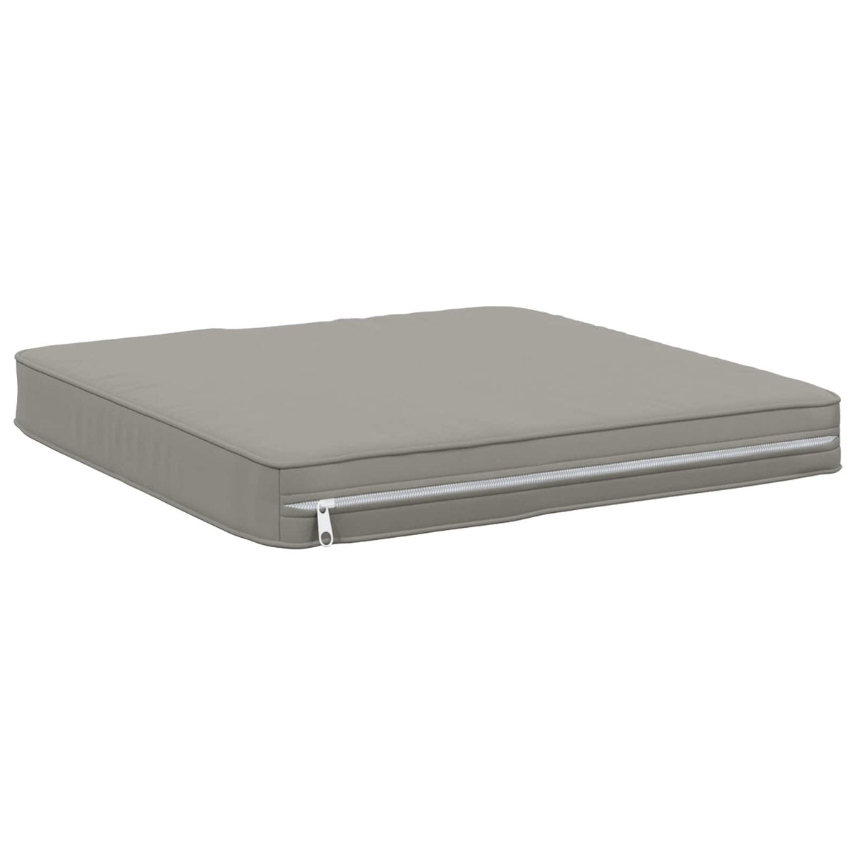 vidaXL 4-Piece Seat Cushions VUGHT 4 pcs 100% Polyester Grey 5