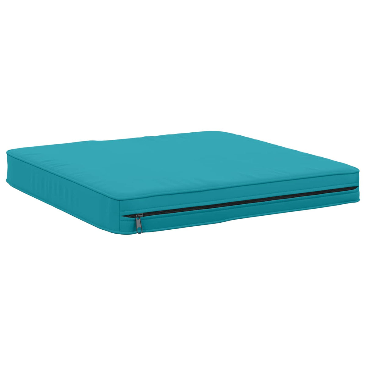 vidaXL 4-Piece Seat Cushions VUGHT 4 pcs 100% Polyester Turquoise 5